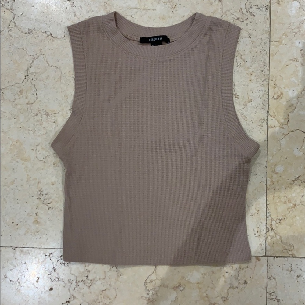 Forever 21 Ribbed Sleeveless Tank-Top